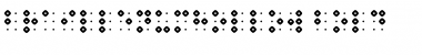 Download Braillenum Hollow Font