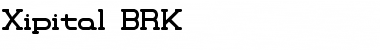 Xipital BRK Regular Font