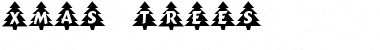 Xmas-Trees Font