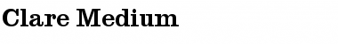 Clare-Medium Font