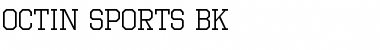 Octin Sports Book Font