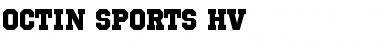 Octin Sports Heavy Font