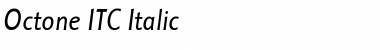 Octone ITC Italic