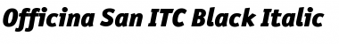 OfficinaSanITCBlack Italic