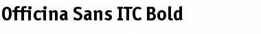 Officina Sans ITC Bold