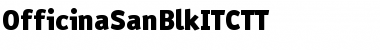 OfficinaSanBlkITCTT Black Font