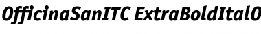 OfficinaSanITC Bold Italic Font