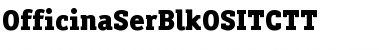 OfficinaSerBlkOSITCTT Font