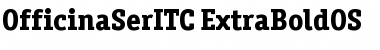OfficinaSerITC Bold Font