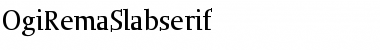 Download OgiRemaSlabserif Font Download OgiRemaSlabserif Font