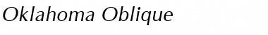 Oklahoma Oblique Font