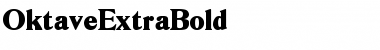 OktaveExtraBold Regular Font