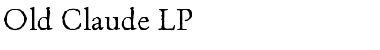 Old Claude LP Font