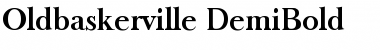 Oldbaskerville-DemiBold Regular Font