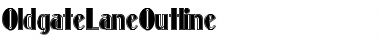 Download OldgateLaneOutline Font Download OldgateLaneOutline Font