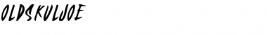 Download OLDSKULJOE Font Download OLDSKULJOE Font