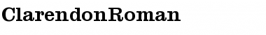 ClarendonRoman Roman Font