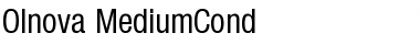 Olnova-MediumCond Regular Font