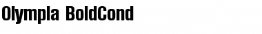 Olympia-BoldCond Regular Font