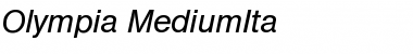 Download Olympia-MediumIta Font