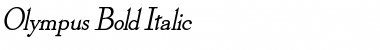 Olympus Bold Italic