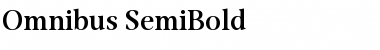 Download Omnibus SemiBold Font