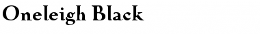 Oneleigh Black Font
