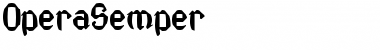 OperaSemper Regular Font