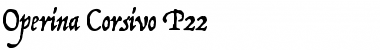 Operina Corsivo P22 Font