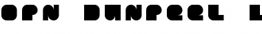 OPN DunPeel Lust Regular Font