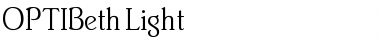 OPTIBeth Medium Font