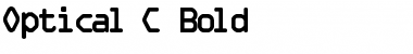 Optical C Bold Font