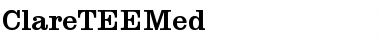 ClareTEEMed Regular Font