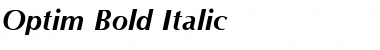 Optim Bold Italic