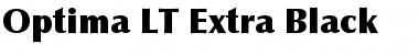 Download Optima LT ExtraBlack Font