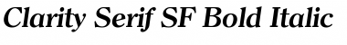 Clarity Serif SF Font