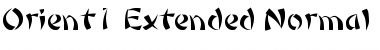 Orient 1Extended Normal Font