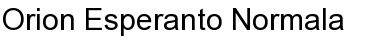 Download Orion Esperanto Font