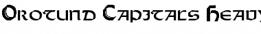 Download Orotund Capitals Font