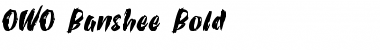 OWO Banshee Bold Regular Font