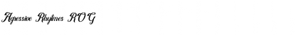 Agressive Rhytmes ROG Font Agressive Rhytmes ROG Font