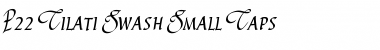 P22 Cilati Swash Small Caps Regular Font