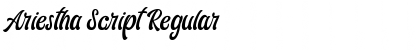 Download Ariestha Script Font