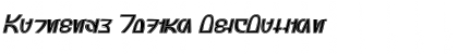 Aurebesh_Rodian OblqOutline Aurebesh_Rodian OblqOutline