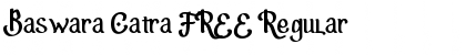 Download Baswara Catra FREE Font