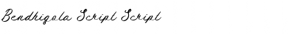 Bendhigola Script Font