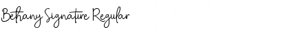 Bethany Signature Font