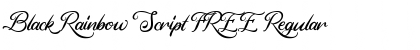 Black Rainbow Script FREE Regular