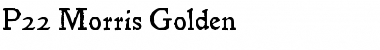 P22 Morris Golden Regular Font
