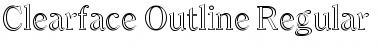 Download Clearface Outline Font Download Clearface Outline Font